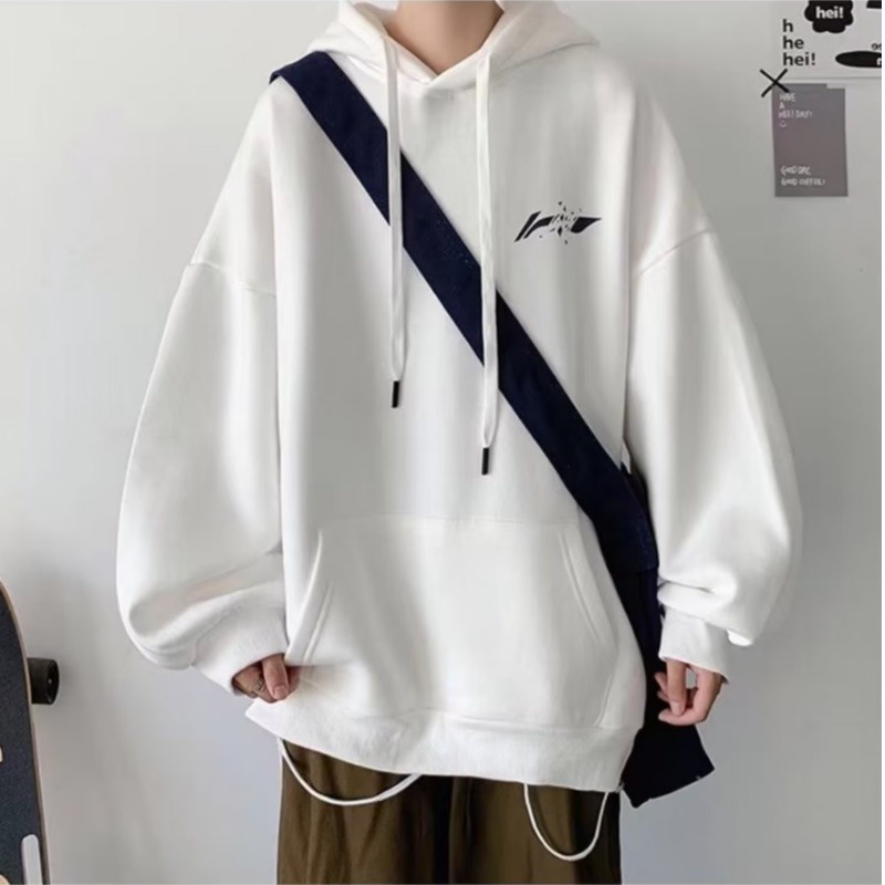 Áo Hoodie Tay Dài Dáng Rộng In Họa Tiết Phong Cách Mỹ Thời Trang Cho Nam Và Nữ Size M-5XL