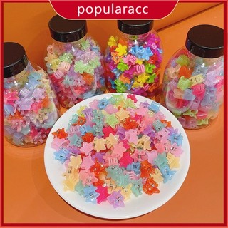 Set 10-50 kẹp tóc càng cua mini màu đen phong cách công chúa 2023