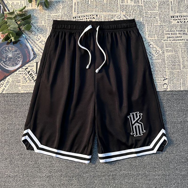 NBA Quần Short Bóng Rổ Thể Thao Bóng Rổ Mỹ Dáng Rộng Thoáng Khí Nhanh Khô Thêu Logo Kyrie Irving 7 Màu Tùy Chọn M-5XL Cho Nam