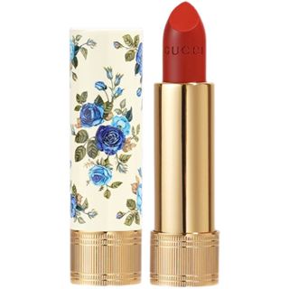 GUCCI Son Môi Dưỡng Ẩm 520# Họa Tiết Hoa Xanh Dương Giới Hạn 3.5g