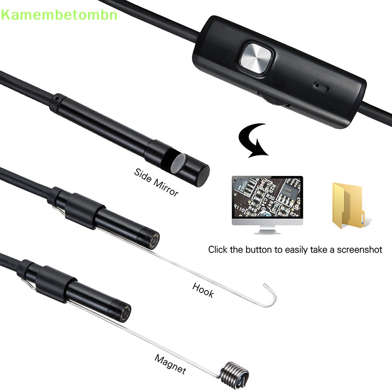 Camera nội soi mini kamembbn camera usb 7mm / 5.5mm cho android inspection borescope vn