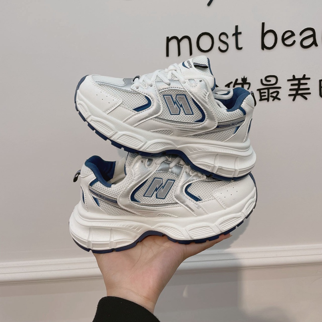 Miss o3o Giày Thể Thao Nữ Đế Dày Thoáng Khí Retro Thời Trang Thiết Kế Mới Cho Nữ 33Z080417