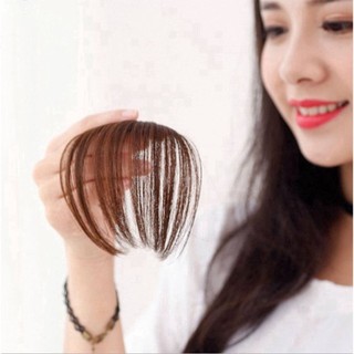 Tóc giả mái thưa, mái giả bằng tóc thật 100% dệt tay tóc mái giả thưa tóc thật hàn quốc