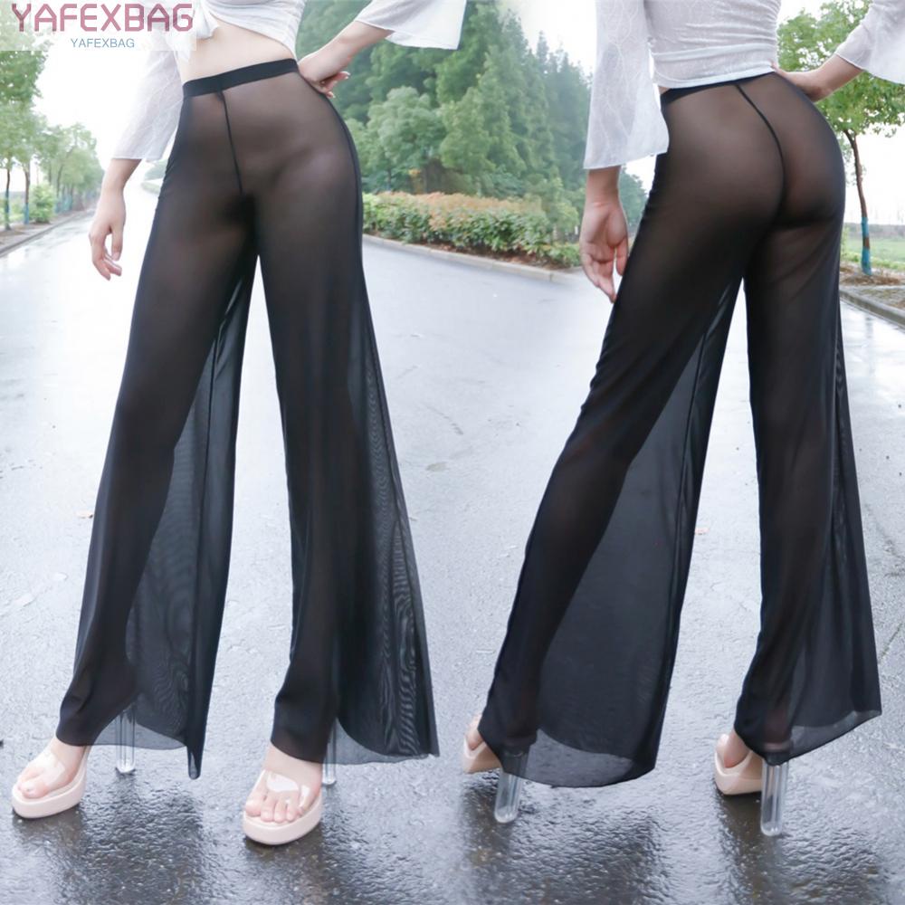 Phụ nữ quần ống rộng quần bóng quần ống rộng quần áo ngủ đồ ngủ