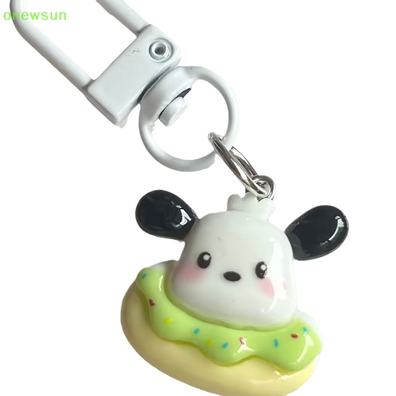 Onewsun sanrio anime my melody bag keychain phim hoạt hình cinnamonroll hello kitty túi dễ thương mặt dây chuyền ch keyrings trang trí cho cô gái quà tặng mới
