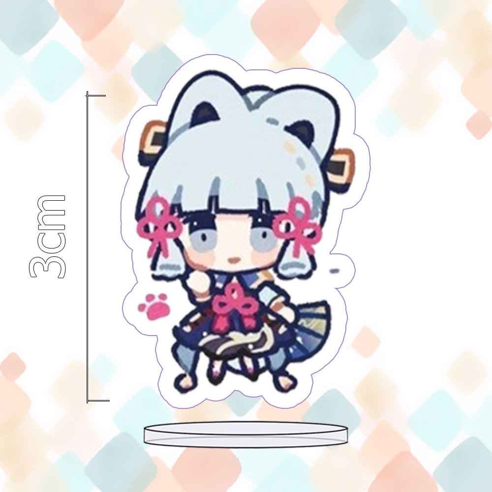 MÔ HÌNH Standee GENSHIN IMPACT ver TAI THÚ game tượng mica trong acrylic chibi trong quà tặng xinh xắn NLSHOP