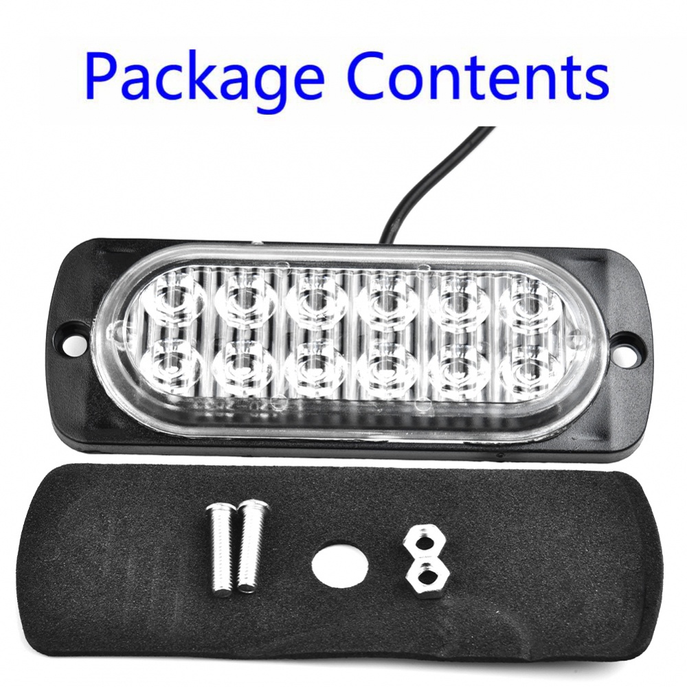 Dc Bóng Đèn Cảnh Báo 12v-24v 36w Cho Xe Ô Tô