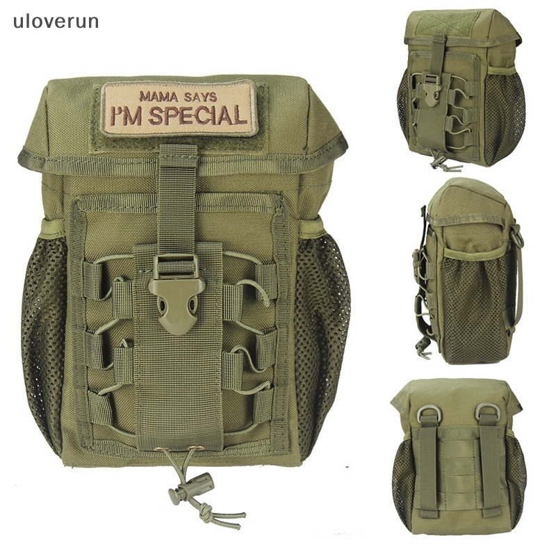 Uloverun tactical pouch cs dump drop pouch outdooer utility pouch bag chống thấm nước 1000d nylon gấp molle dump bag cho đi bộ đường dài ngoài trời vn