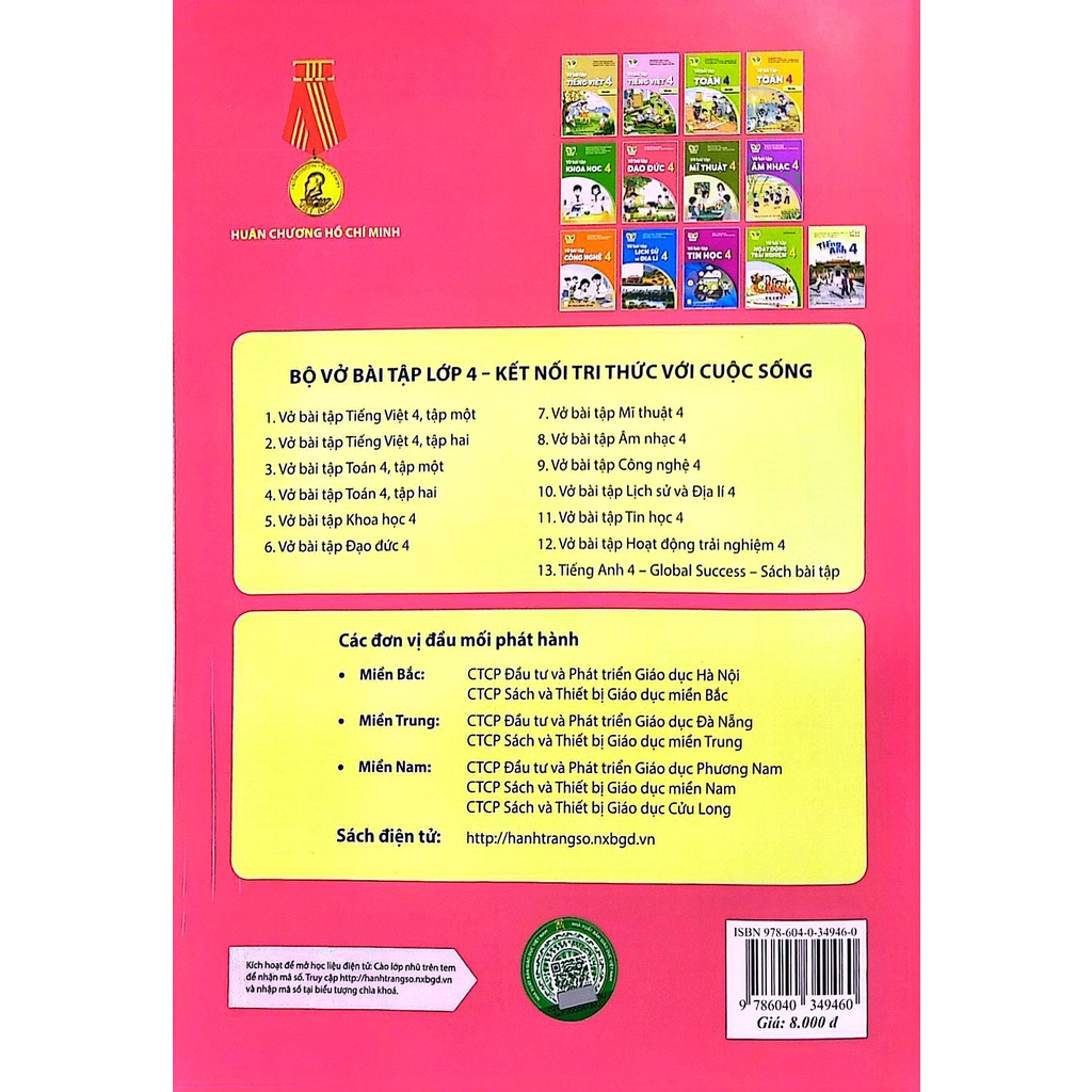 Sách Vở Bài Tập Đạo Đức 4