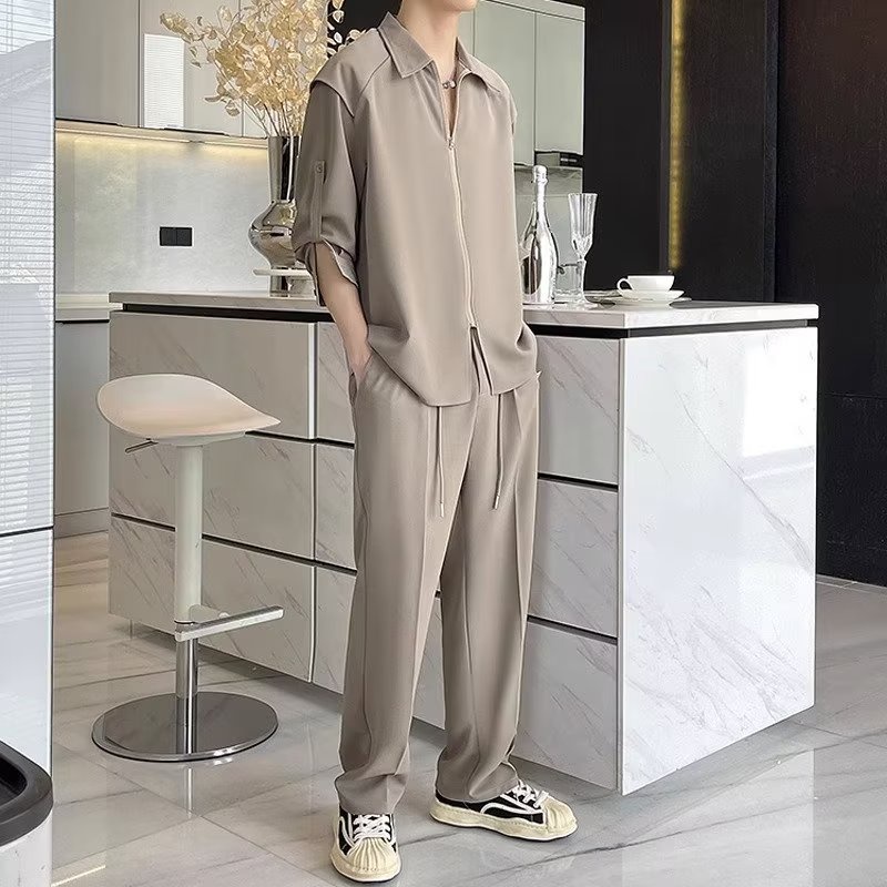 Áo Sơ Mi cotton Dài Tay Dáng Rộng Thời Trang Mùa Thu Dành Cho Nam