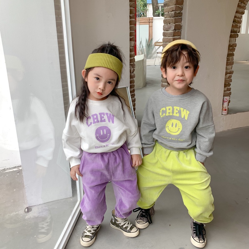 Áo len trẻ em cô gái hoạt hình áo in hình bé trai áo khoác thời trang giản dị