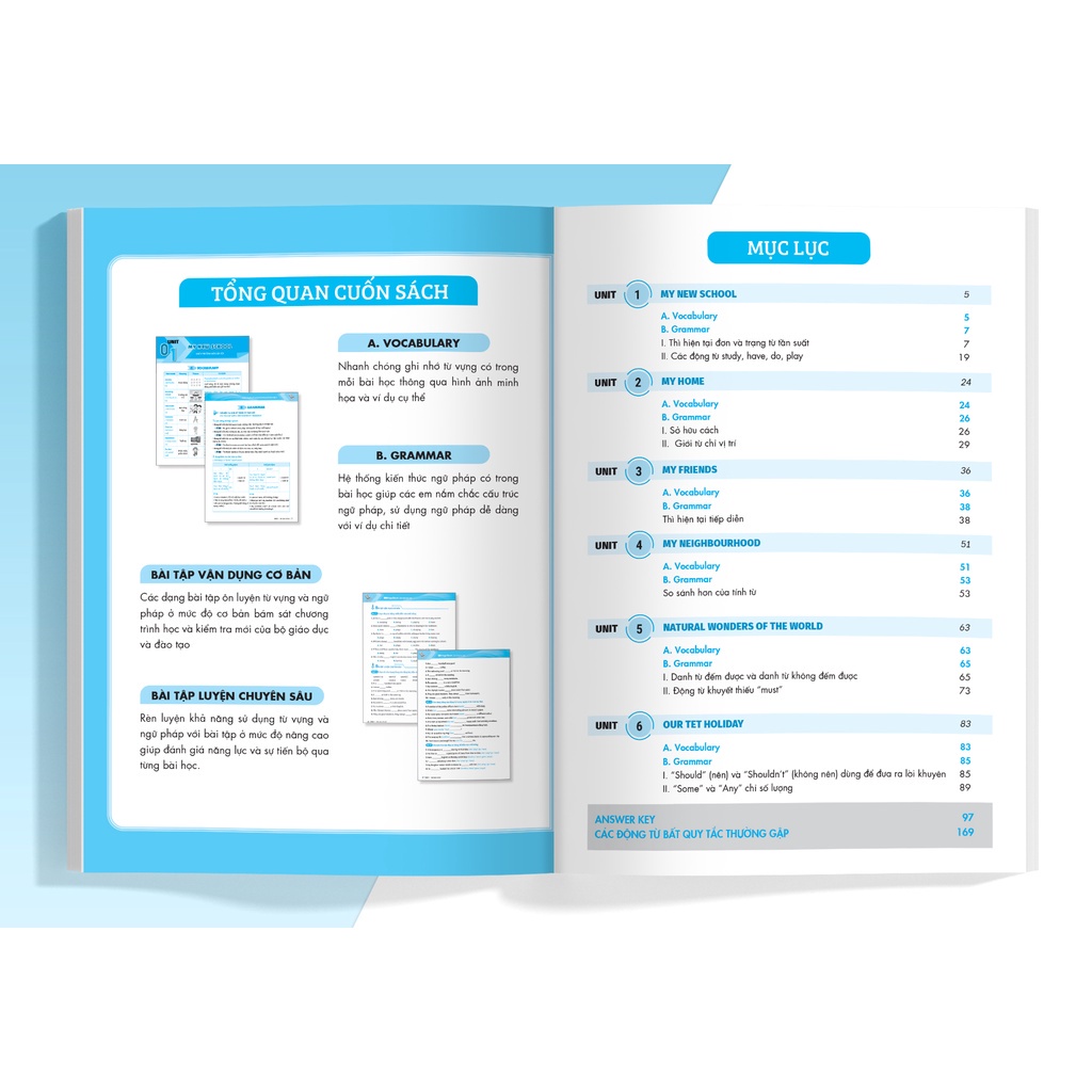 Sách - Luyện chuyên sâu ngữ pháp và bài tập tiếng Anh 6 Global Tập 1 - Chương Trình Mới