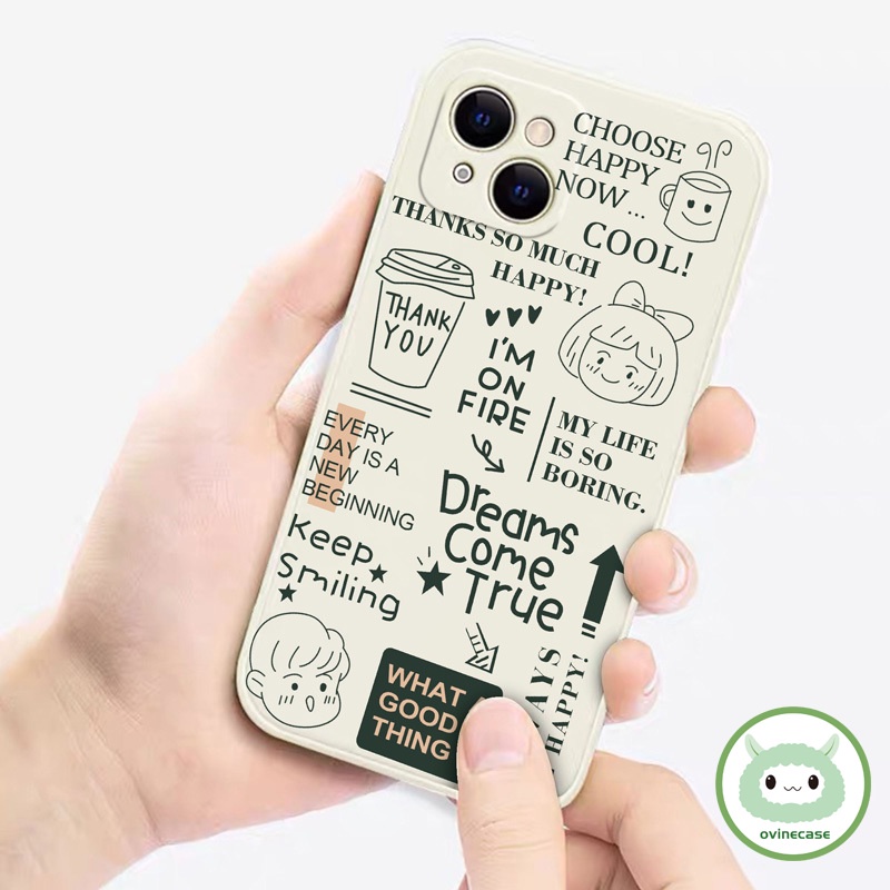 Thời trang cá nhân hóa graffiti màu đen Ốp điện thoại nguyên bản Ốp điện thoại mềm cho iphone x xs xr xsmax ip 7 8 plus Ốp điện thoại iphone 11 pro max 12 13 14 pro max tpu chống sốc