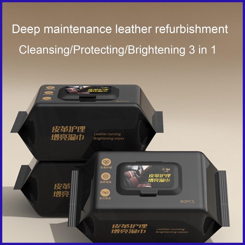 Khăn lau ô tô khăn lau ô tô khăn lau nội thất ô tô khăn ướt khăn lau ghế ô tô 15/80 cái khăn lau ẩm sạch robpvn