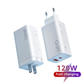 Bộ sạc 120w gan sạc nhanh sạc nhanh 3.0 pd bộ sạc usb c loại c bộ chuyển đổi cho samsung s22 s21 xiaomi