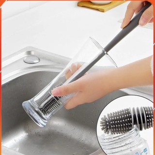 Cọ ly cốc chén bình sữa silicon sạch sẽ và tiện lợi 32cm _MQS