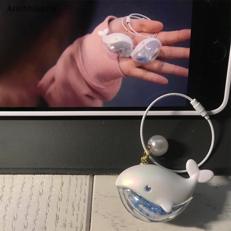 Móc khóa cá heo vui nhộn với chất lỏng cho chìa khóa ô tô kawaii whale house mặt dây chuyền chìa khóa cô gái túi xách chìa khóa chuỗi trang sức quà tặng giảm giá