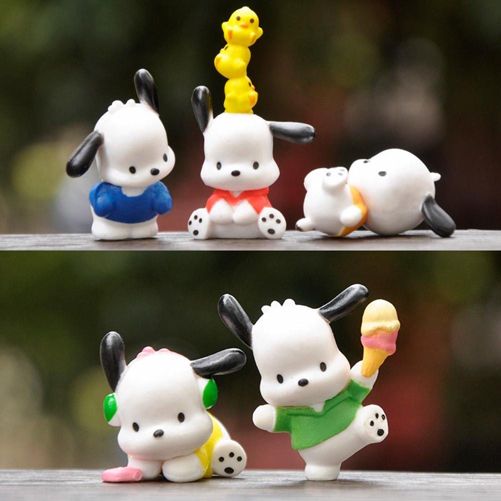 Set 5 Mô Hình Nhân Vật Hoạt Hình Trang Trí Bánh Kem