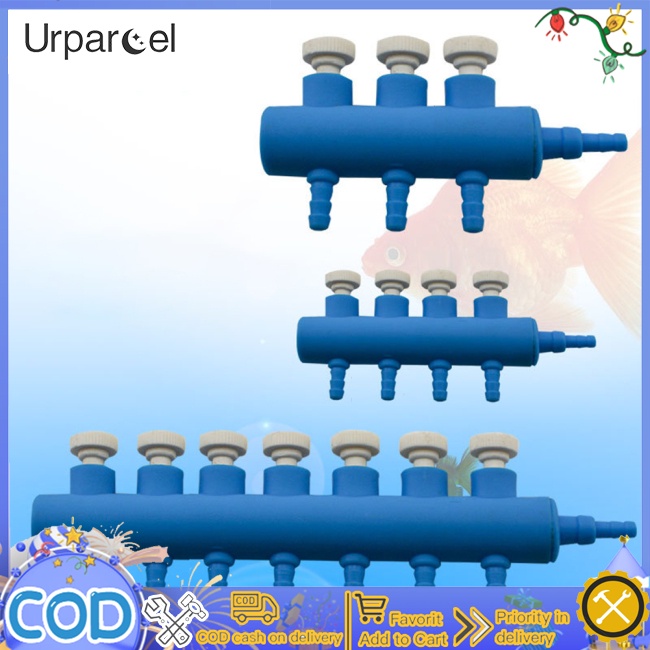 Máy bơm không khí hồ cá urparcel máy phân phối không khí bộ chia khí quản có thể điều chỉnh shunt máy bơm tăng áp oxy một lỗ