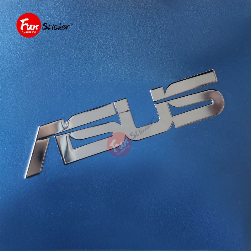 Hot asus asus bo mạch chủ máy tính xách tay card đồ họa hiển thị logo logo điện thoại di động nhãn dán kim loại nhãn dán bảo vệ bức xạ