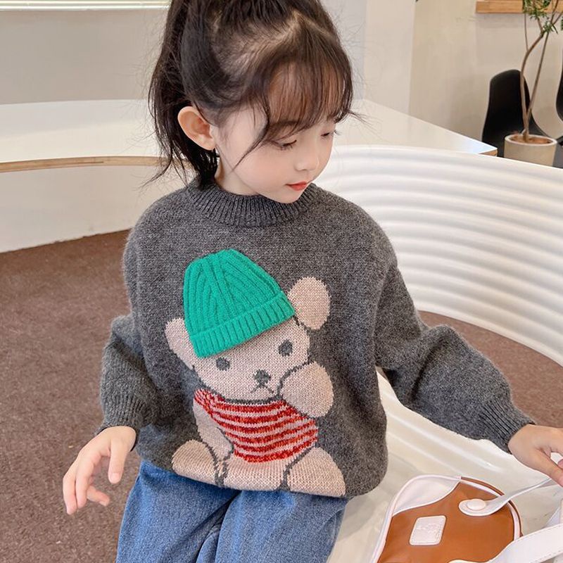 Áo sweater Cổ Lọ Dày Dặn Phong Cách Mới 2023 Cho Bé