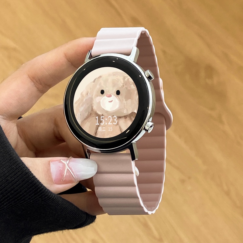 Phù Hợp Dây Đeo Silicon Từ Tính Cho Đồng Hồ Thông Minh samsung galaxy watch 6 5 4 40mm 44mm 6 classic