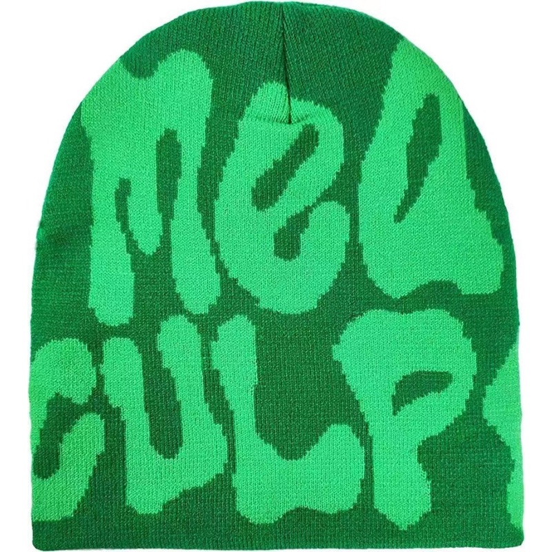 Mea culpa beanie hat brimless cap knitted hat