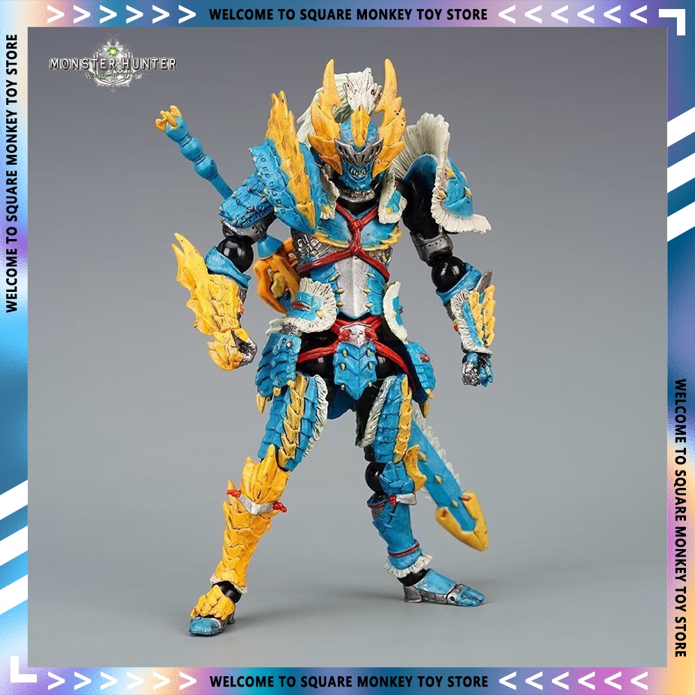 17cm monster hunter hình zinogre rathalos bộ đồ anime hành động hình chơi game thiết bị ngoại vi bức tượng nhỏ pvc tượng mô hình búp bê quà tặng đồ chơi