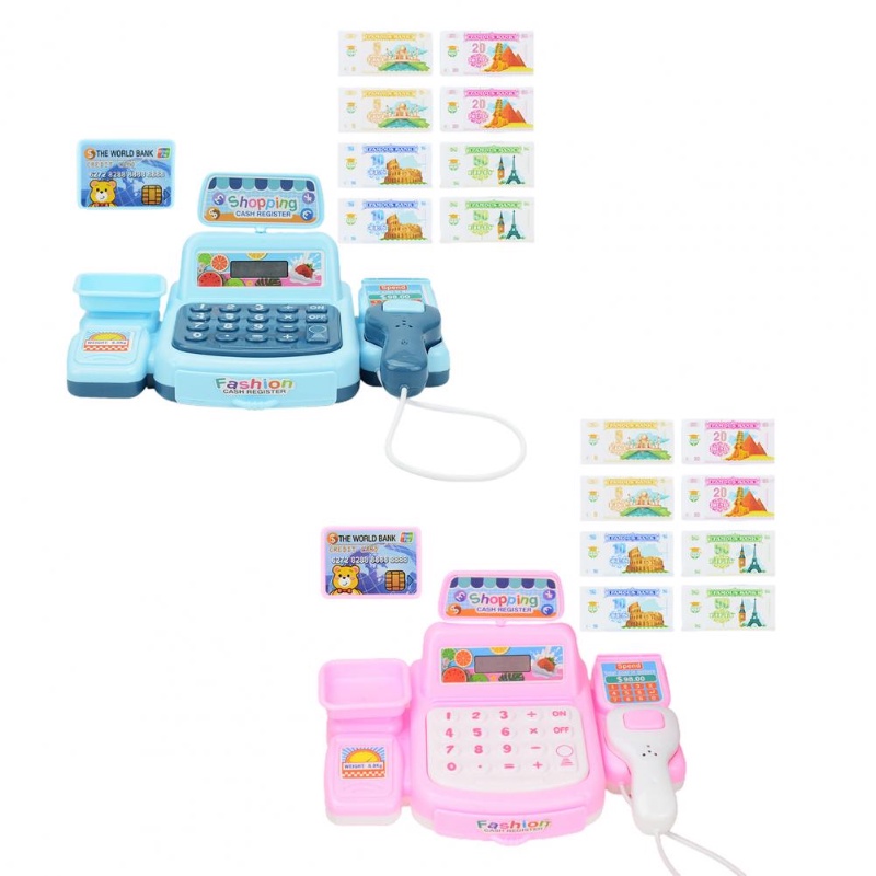 Máy tính tiền đồ chơi giả vờ chơi siêu thị thanh toán đồ chơi giáo dục