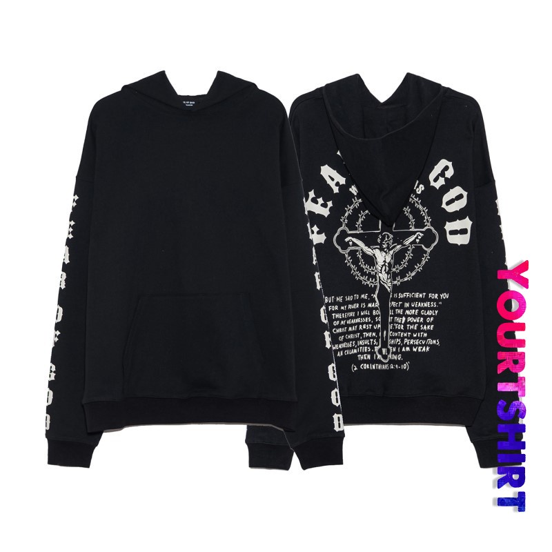 Áo Khoác hoodie Cặp Đôi In Chữ Thập Và Hình Saskrit plus size