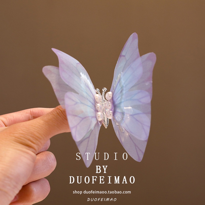 Kẹp Tóc Hình Bướm Dễ Thương Cho Nữ