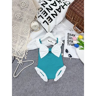 Bikini nơ ngực bèo vai bé gái