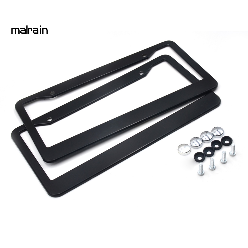 Bộ 2 Ốp Gắn Biển Số Xe Hơi Dễ Lắp Đặt Tiện Dụng