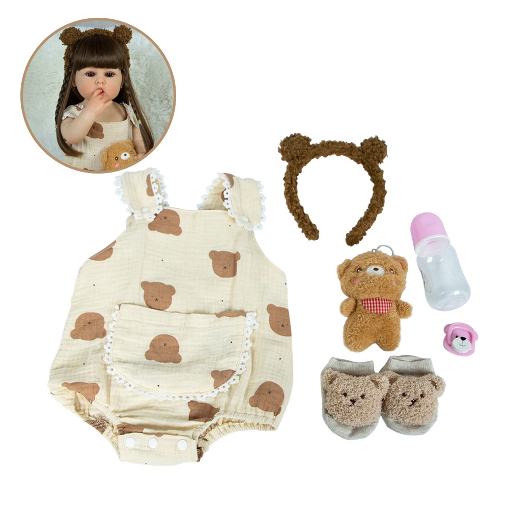 Đồ Chơi Búp Bê Barbie 3D Bằng Silicon Mềm 73.3cm 55cm