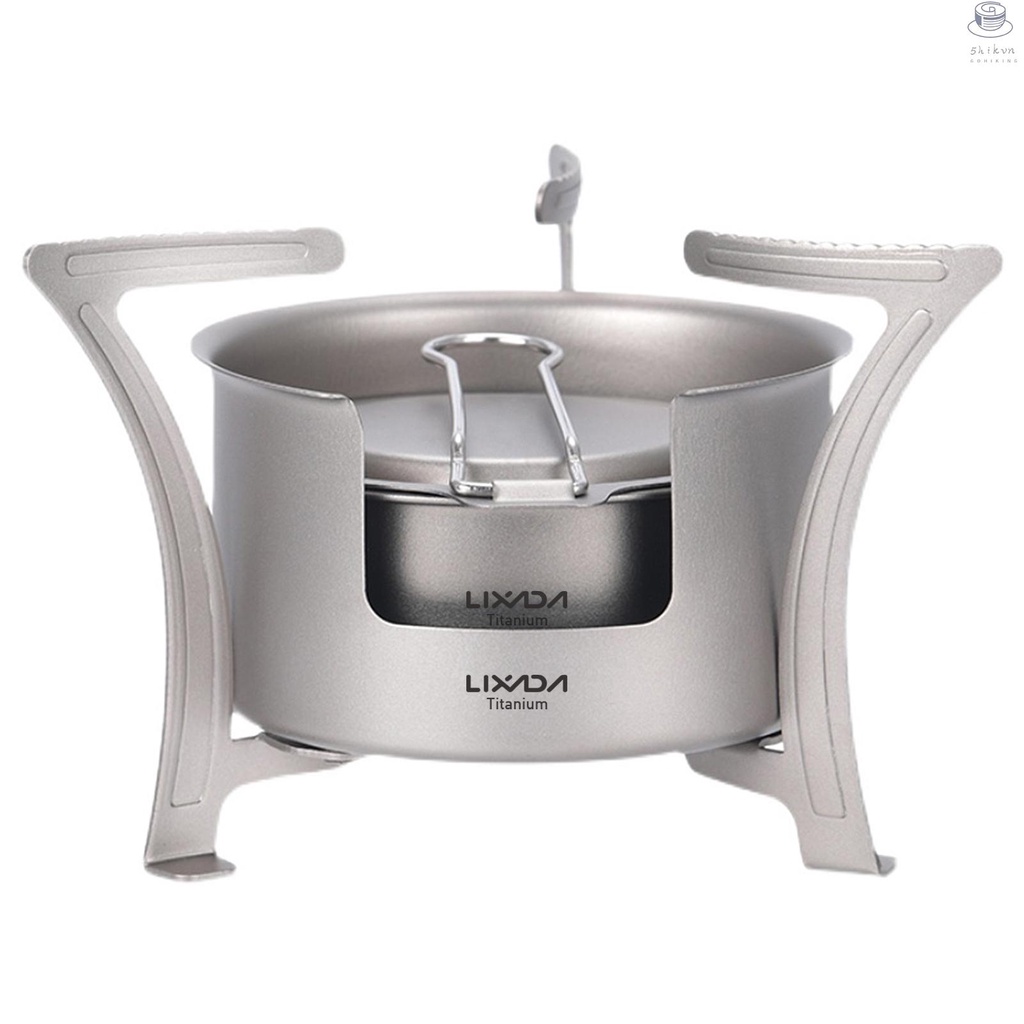 LIXADA Bếp Cồn Mini Siêu Nhẹ Bằng Titan Tiện Dụng Mang Theo Du Lịch Cắm Trại