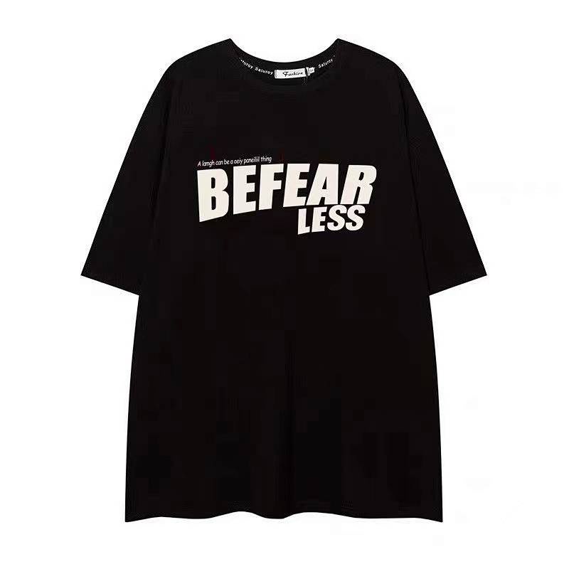 Áo thun cotton tay ngắn in hình thời trang hè retro phong cách đường phố