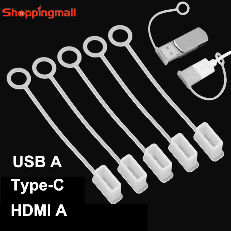 Vỏ Bọc Dây Cáp Sạc Dữ Liệu Loại C Bằng Silicon Chống Bụi Chống Thất Lạc