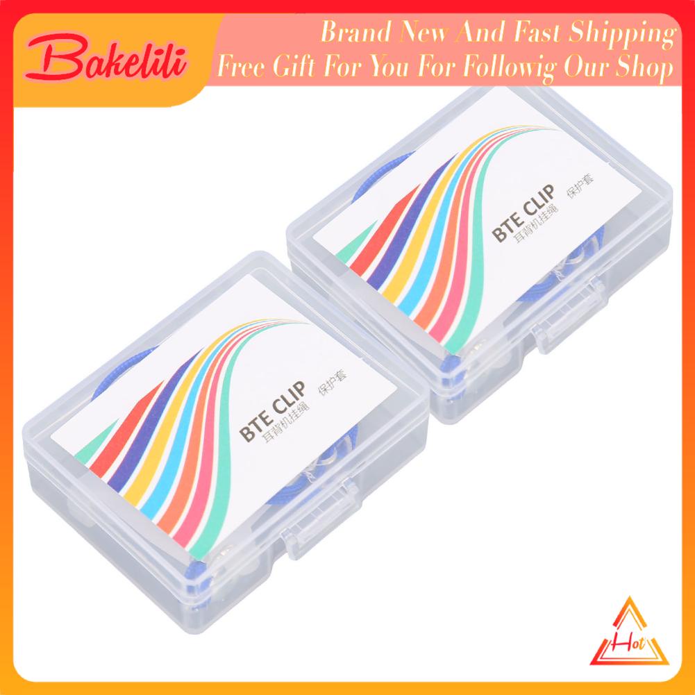 Bakelili Transparent Sound Aid Clip A13 Nylon Sound Aid Lanyard Clip Fixation for Work