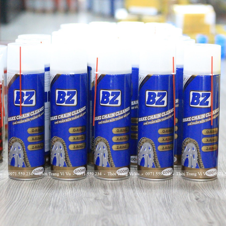 Bộ vệ sinh sên BZ gồm Bôi trơn dưỡng sên BZ + Rửa sên BZ + Bàn chải sên 3D #25024024