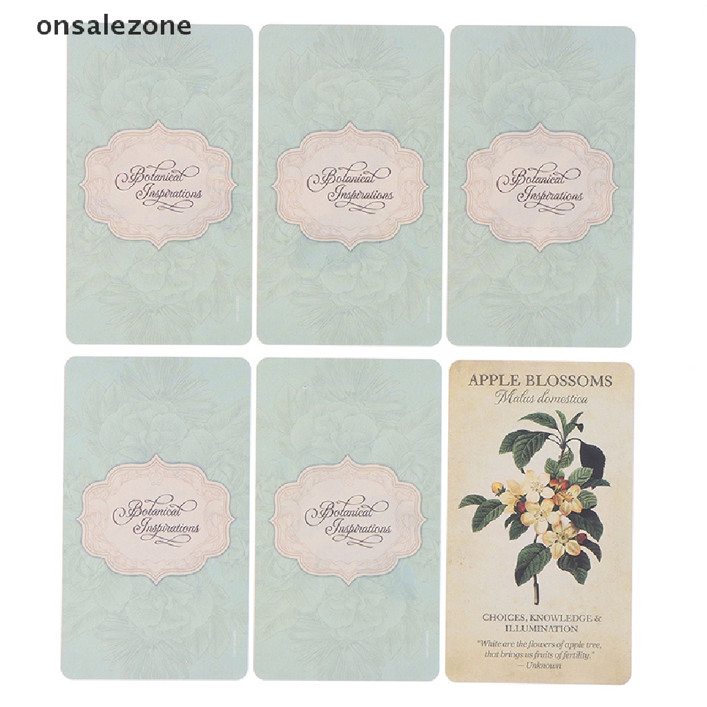 Bộ Thẻ Bài Tarot Botanical Flower Oracle