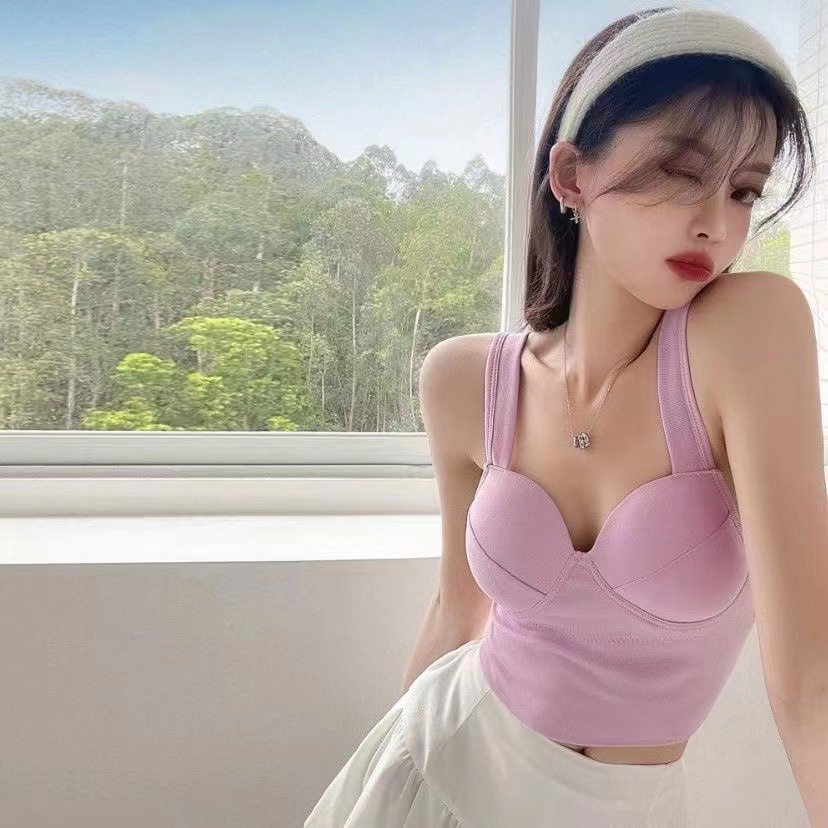 Áo Lót Latex Cố Định Cúp Ngực Điều Chỉnh Được Phong Cách Âu Mỹ Hàng Mới