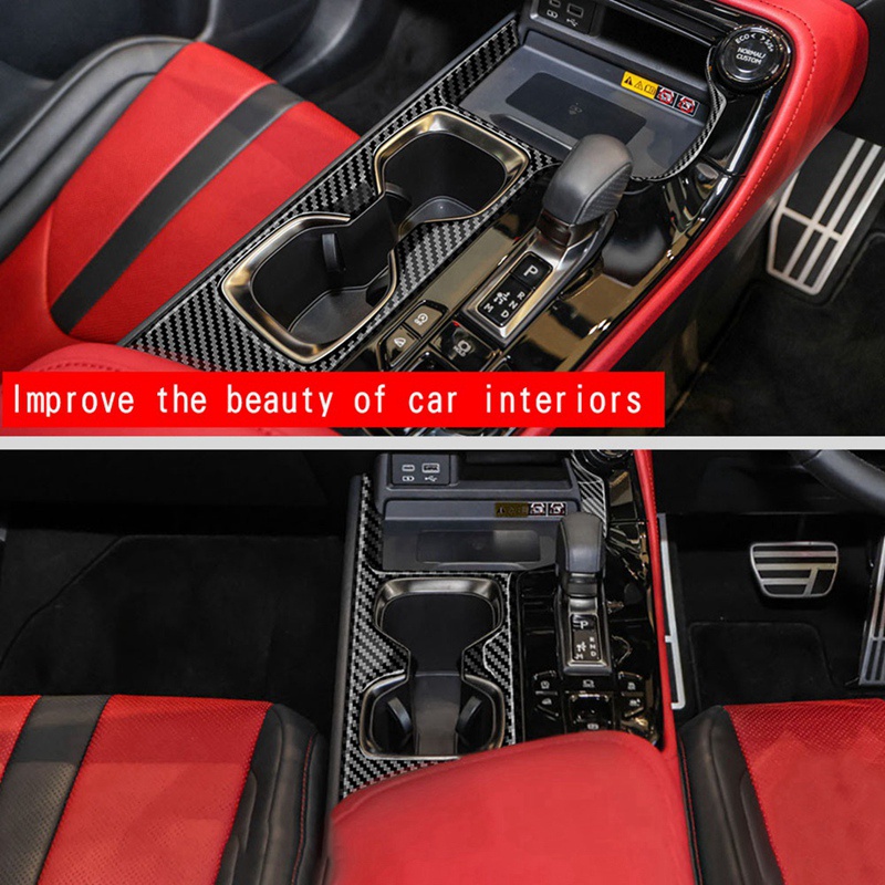 Khung Dán Bảng Điều Khiển Trung Tâm Bằng Sợi Carbon Cho LEXUS NX260 NX350H 2022 + RHD