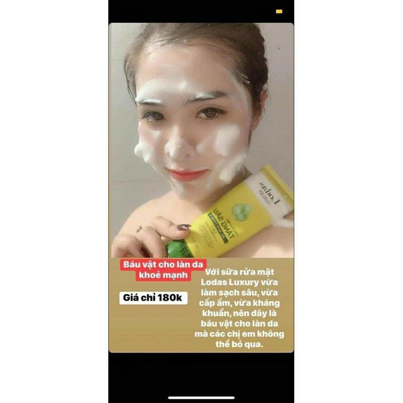 Sữa rửa mặt tầng sâu Đan thy hàng công ty