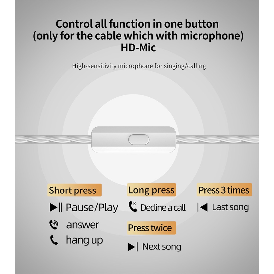 Tai Nghe Nhét Tai KZ D-Fi HiFi 4 Cấp Độ