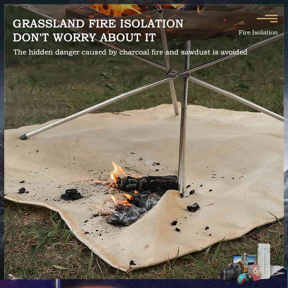 Thảm Sợi Thủy Tinh Lót Sàn Chống Cháy Tiện Dụng Cho Sân Vườn