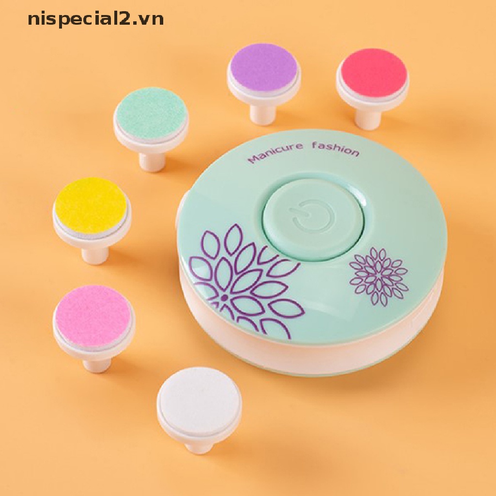 Bộ 6 Đầu Mài Móng Tay Bằng Điện Chuyên Dụng