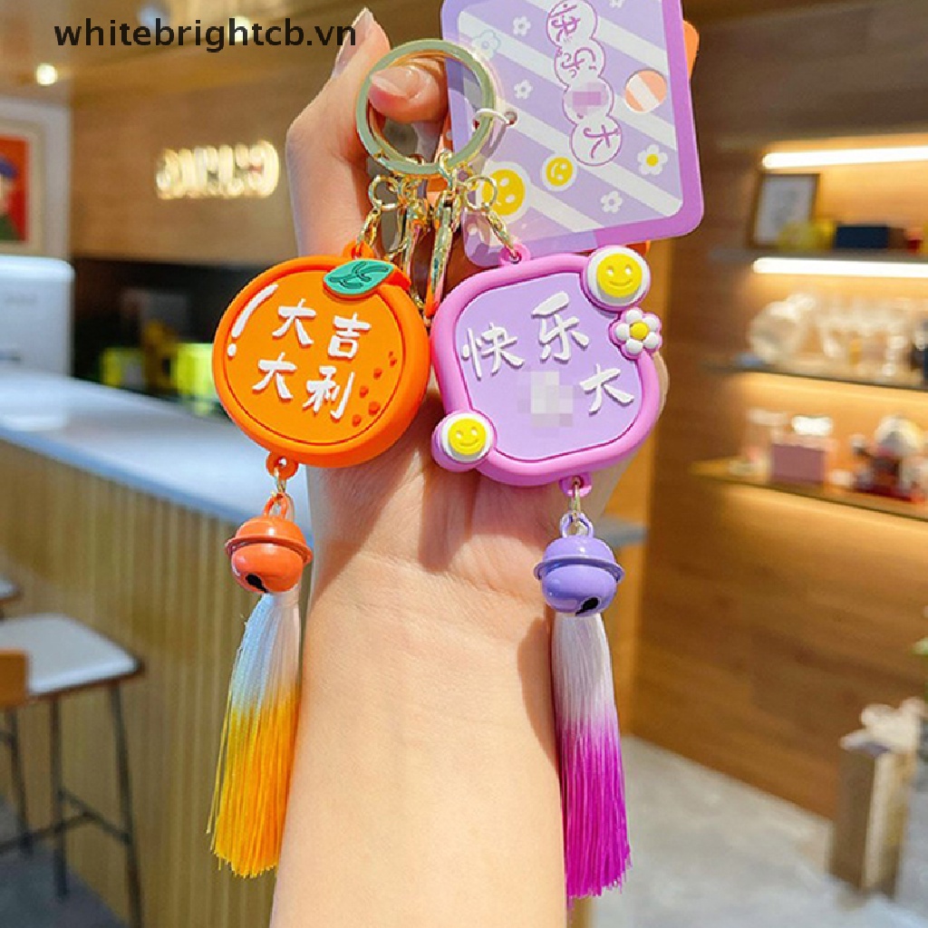 / / Eid / / Móc Khóa Cao Su May Mắn Phối Tua Rua May Mắn Phong Cách Trung Hoa Trang Trí Xe Hơi