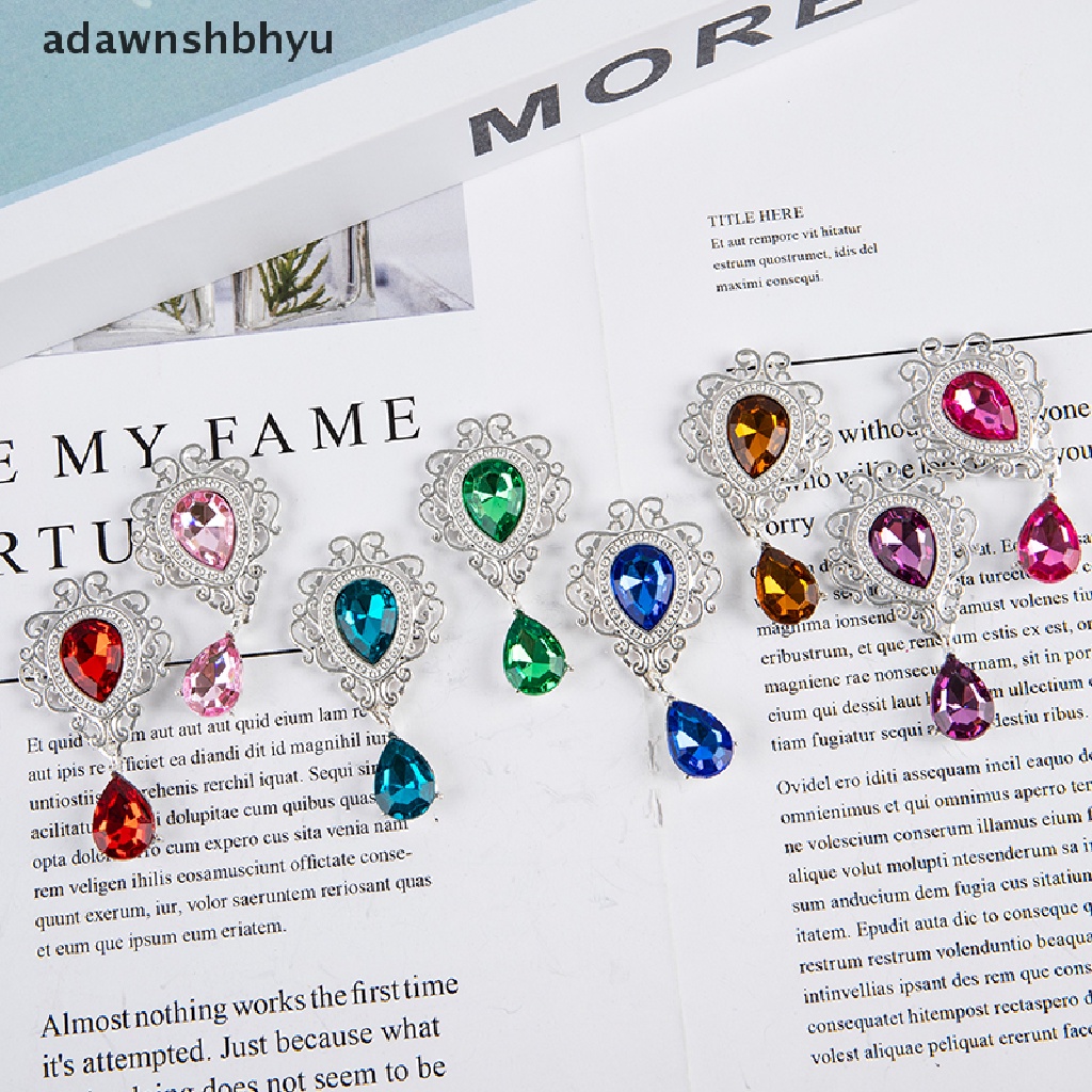 Set 5 Phụ Kiện Cài Áo Đính Đá Dùng Trang Trí Tiệc Cưới DIY