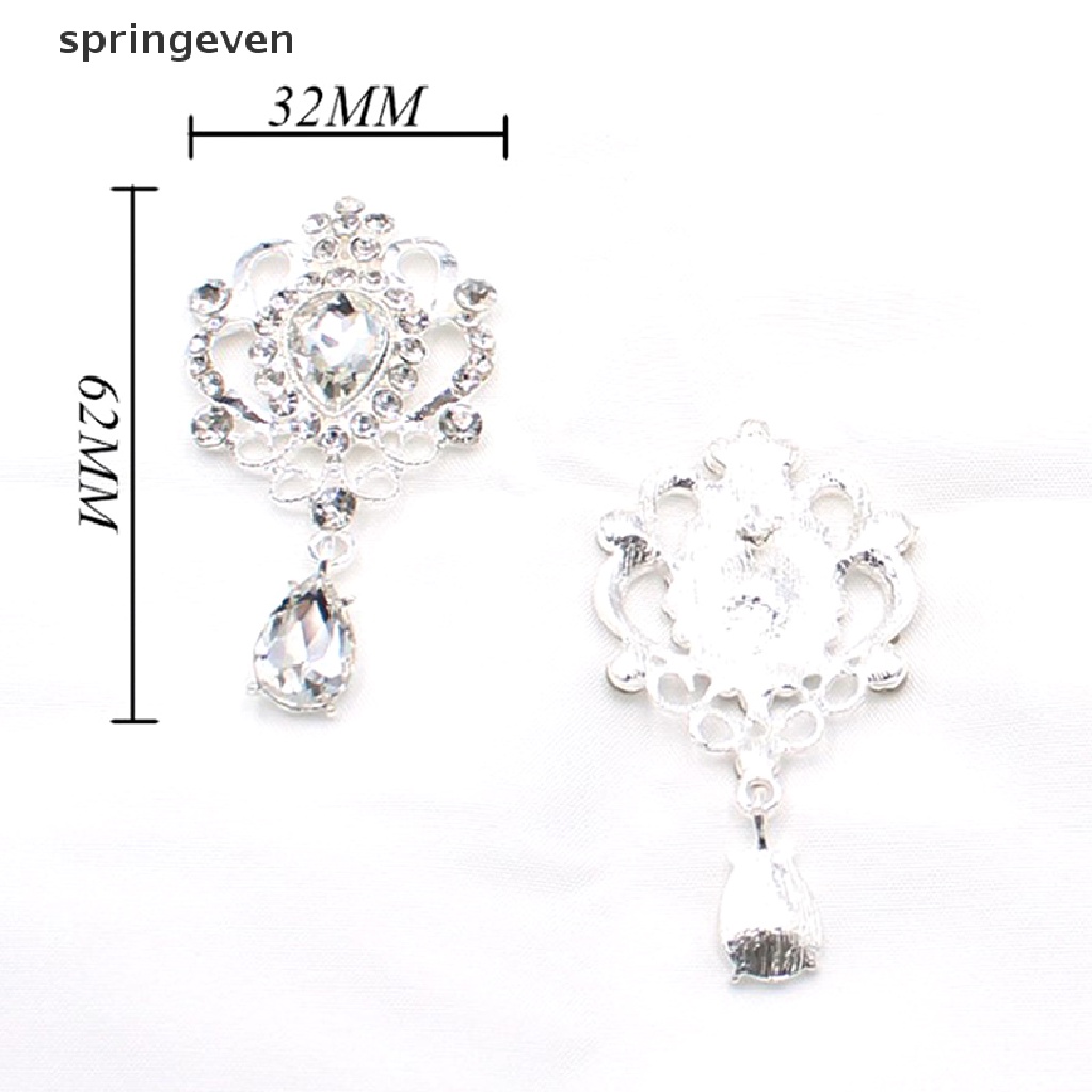 1 Nút Kẹp Tóc Đính Đá 32 * 62MM