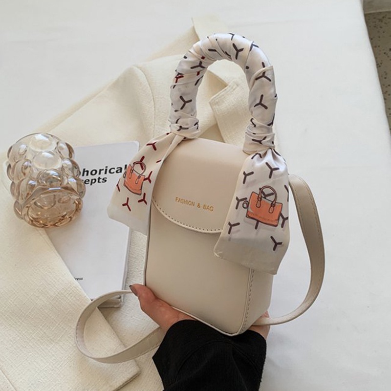 Túi Đeo Chéo Vai Bằng Lụa Thời Trang Đơn Giản Dễ Phối Đồ Cho Nữ